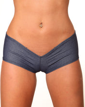 Load image into Gallery viewer, Blue Denim BASIC BOOTY SHORT-Stripper Clothing